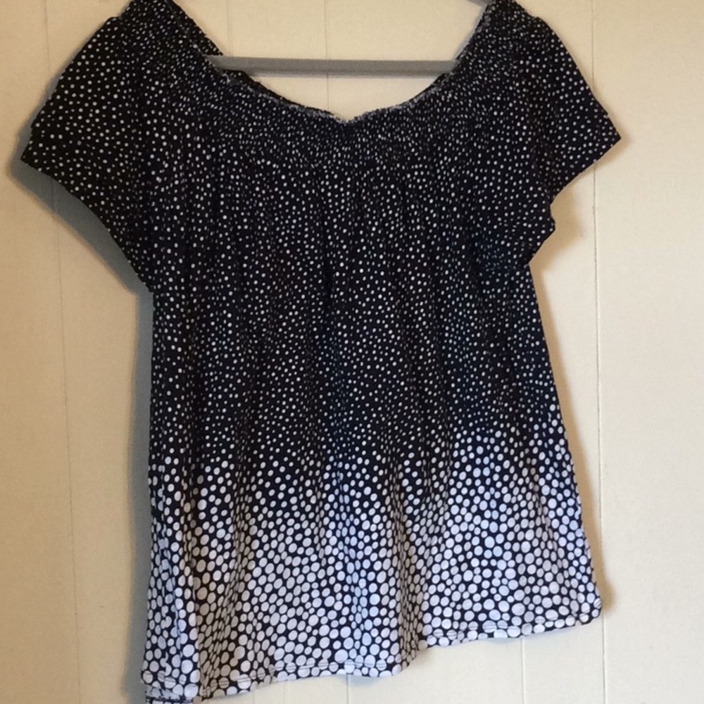 Cato off shoulder top, 18-20W